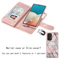 thumbnail image 5 of Case for Samsung Galaxy A15 A14 A03S A12 A13 A23 A53 A54 5G Wallet Case,Takfox [RFID Blocking] 9 Card Holder Stand [Shockproof TPU Interior Case] PU Leather Magnetic Protective Flip Cover[Marble], 5 of 7