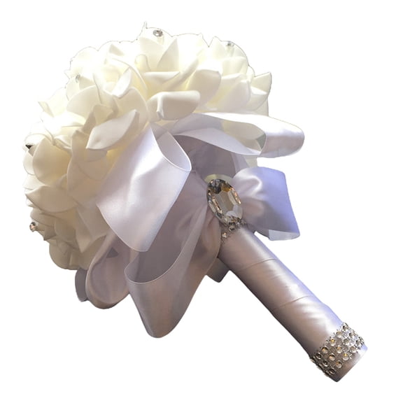 Bridal Bouquet for Brides or Bridesmaids Wedding Hand Bouquet Artificial Fake Flowers