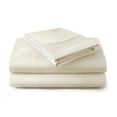 thumbnail image 2 of The Great American Store- 100% 650 Cotton 10 Inch Deep 5 PC Split Sheet Set (Solid Ivory, Cal King)- Extremely Smooth Stronger Durable Quality - Luxury Bedding, Easy to Care, 2 of 3