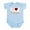 Sky Blue, variant on CafePress - I Love Bubba Infant Bodysuit - Baby Light Bodysuit, Size Newborn - 24 Months