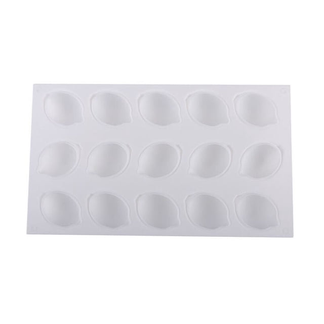 Moldes para mousse de chocolate, molde de silicona con forma de limón, molde de silicona con forma de mousse de limón, herramientas para hornear, moldes, materiales ecológicos