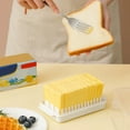 thumbnail image 4 of Moocorvic Butter Cutter Slicer, Stick Butter Container Dish with Lid for Fridge, Easy Cutting, 4 of 7