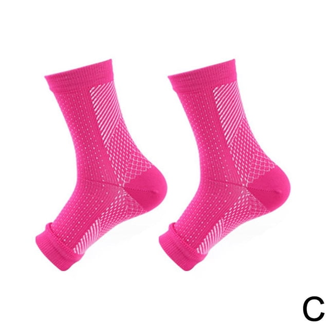 Chaussettes de Neuropathie pour Femmes et Hommes, 7 Couleurs Apaisantes Soulagement Compression B5W5