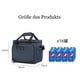 thumbnail image 2 of Fiambrera ecológica para entusiastas de las actividades al aire libre, lonchera grande de aspecto sólido con bolsillos multiusos y exterior impermeable, ideal para la escuela, el lugar de trabajo,, 2 of 6