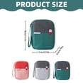 thumbnail image 2 of LEEYNEERFirst Sac de Premiers Soins Vide, Pochette de Premiers Soins Mini Portable, Sac Médical pour Camping, Randonnée, Voyage en Plein Air, Urgence, Sac de Rangement de Médicaments d'Urgence Multifonction - 5.5x4.3 Inch, 2 of 6