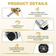 thumbnail image 3 of 2pcs 600RPM Micro Gear Motor with Encoder, N20 DC12V Electric Reduction Motor, 3 of 7