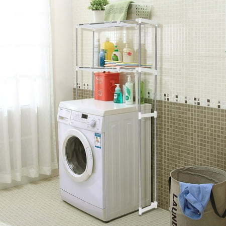 ikayaa steel 2-layer metal bathroom space saver over toilet width ikayaa steel 2-layer metal bathroom space saver over toilet width