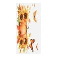 thumbnail image 3 of Ryvnso Autumn Leaves Sunflowers Butterfly Oversized Beach Towel Microfiber Bath Blankets Swimming Fitness 37" x 74", 3 of 5