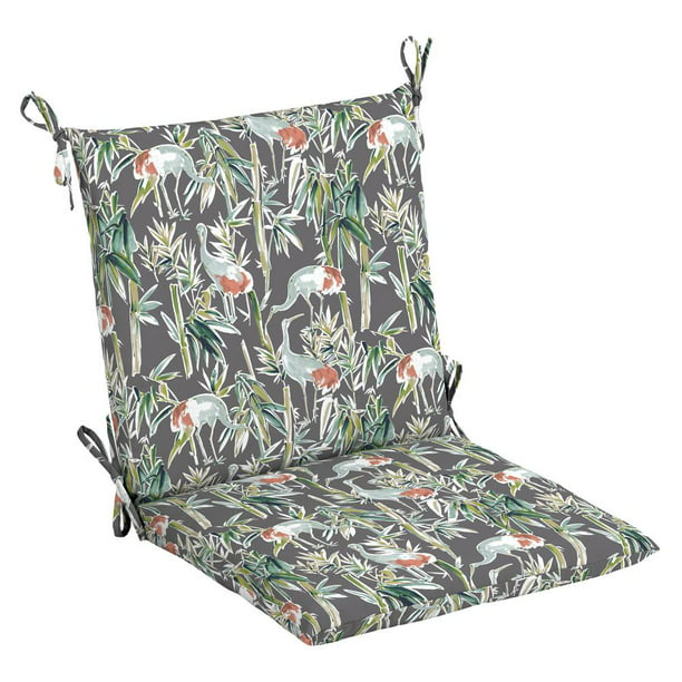 Hampton Bay 20 In X Outdoor Mid Back Dining Chair Cushion Gray Crane 2 Pack Com - Camo Outdoor Furniture Cushions