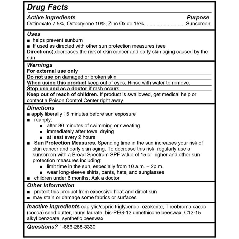 Coppertone Pure and Simple Baby Sunscreen Stick, SPF 50, oz