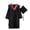 Red, variant on Academic Graduation Gown Robe For Doctoral With Cap Tassel