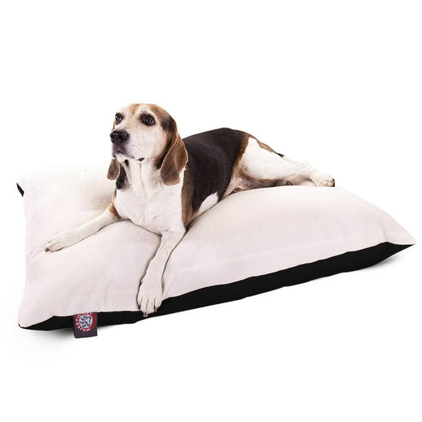 Majestic Pet Poly/Cotton Rectangular Pillow Pet Bed For Dogs