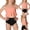 Pink-03, variant on Sentuca Toddler Girls Tankini Swimsuit 2 Piece Bathing Suit Contrast Trim Ruched Kids Swimwear for 2-12Y