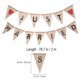 thumbnail image 5 of GOOHOCHY Banderines rústicos para recién casados, guirnaldas, banderines, banderines de tela, decoración shabby chic para fiesta de bodas., 5 of 8