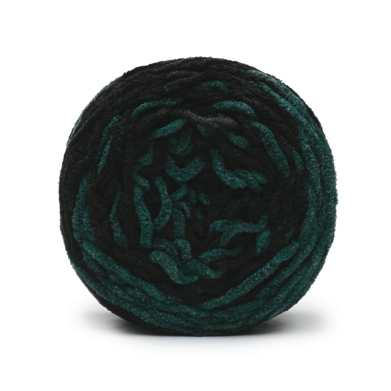 Free Shipping Bernat AE Blanket Color Pooling N 6 Super Bulky Polyester Yarn Forest Plaid 10.5oz 300g 220 Yards 4 Pack Walmart