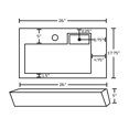 thumbnail image 4 of Imaginations Américaines 26-po. W Vessel Set Blanc, 4 of 7