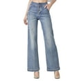 thumbnail image 6 of Risen Jeans - High-Rise Wide Flare Jeans with Exposed Button Fly (32.5" Inseam) - RDP5248, 6 of 11
