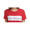 thumbnail image 2 of Tommy Hilfiger Women's Colorblocked Logo T-Shirt Red Size Large, 2 of 3