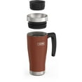 thumbnail image 2 of Thermos ICON Series Stainless Steel Vacuum Insulated Mug, 16oz, Saddle, 2 of 10