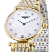 Longines La Grande Classique Quartz Mother of Pearl Diamond Dial Two-Tone Stainless Steel Womens Watch L4.209.2.87.D