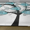 thumbnail image 6 of Ambesonne Fish Place Mats Set of 4, Sea Animals on Tree Theme, Standard Size, Blue and Black, 6 of 6