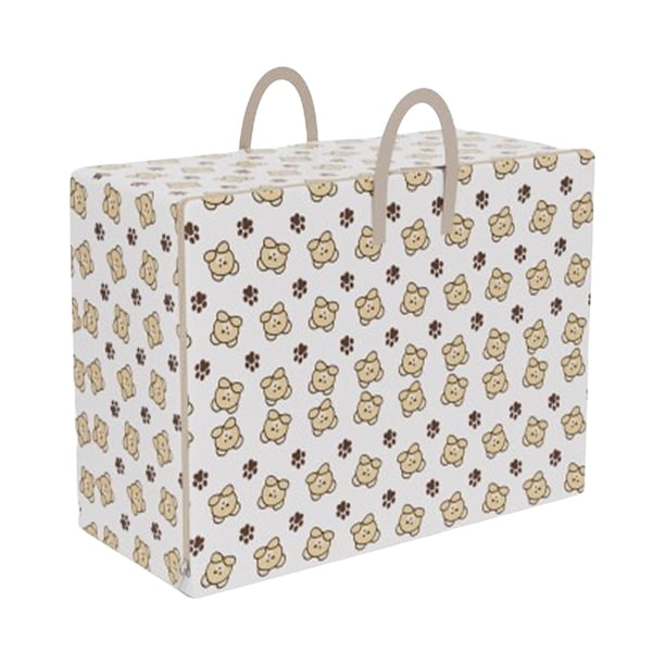 Bolsa de almacenamiento de colchas gruesa de gran capacidad, caja de almacenamiento de ropa para el hogar y bolsa de embalaje para mudanzas.
