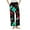 Black-A, variant on Christmas Plush Fleece Lounge Pants - Womens Sleepwear & Home Comfort Pj Bottoms Plus Size Loose Fit Pants with Holiday Prints, Soft Warmth in Multiple patterns Green