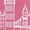 Hot Pink, variant on Hoodies For Women Women's Solid Round Neck Long Sleeved LONDON Printed Hoodie Hoodie