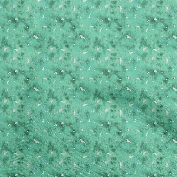 oneOone Velvet Sea Green Fabric Tie Dye Diy Clothing Quilting Fabric Print Fabric By Yard 58 Inch Wide-NU