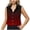 Red, variant on TAGOLD Summer Casual Tops,Plus Size T-shirt Blouse for Womens, Women's V-neck Sleeveless Printed Casual Sleeveless Button Up Work Shirt