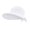 White, variant on CIENVNSTG Casual Breathable Outdoor Headwear for Women Wide Brim Sun Shield Convertible Zip Off Detachable Empty Top Ponytail Sun Visor Hat for Daily Beach Cycling Activities Gray