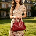 thumbnail image 3 of Sunyuer Crossbody Bags for Women Vegan Leather Top Handle Bag Trendy Handbags with Adjustable Strap, 3 of 7