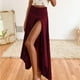 thumbnail image 3 of Vestido informal elegante con falda irregular con volantes para mujer - Material crepé helado - Tallas S/M/L/XL, 3 of 4