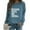 Blue, variant on Fjofpr Sweatshirts for Women Loose Fit Fall Sweatshirt Women Plus Size Fashion Women's Casual Long Sleeve Round Neck Ladies Sweatshirt Tops Blouse