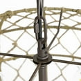 thumbnail image 3 of Depuley  39" 3-Light Rustic Metal Basket Chandelier with Hemp Rope Finish&Adjustable Chain, 3 of 9