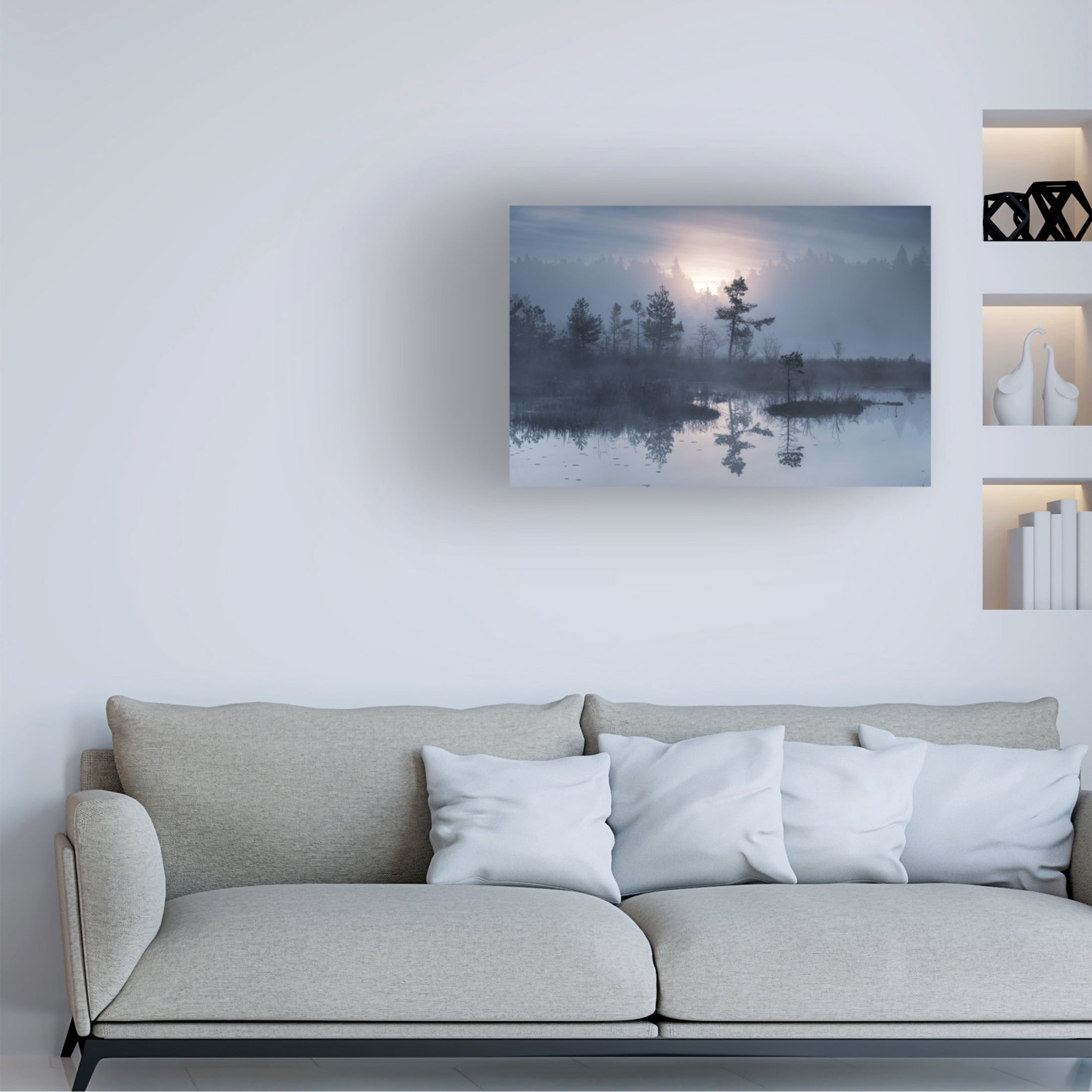 Trademark Fine Art Benny Pettersson  When the sun wakes up Canvas Wall Art