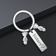 thumbnail image 5 of Ohmyroo Stainless Steel Keychain Pendant Carving Name Long Strip Doll Combination Decor Gift, 5 of 6