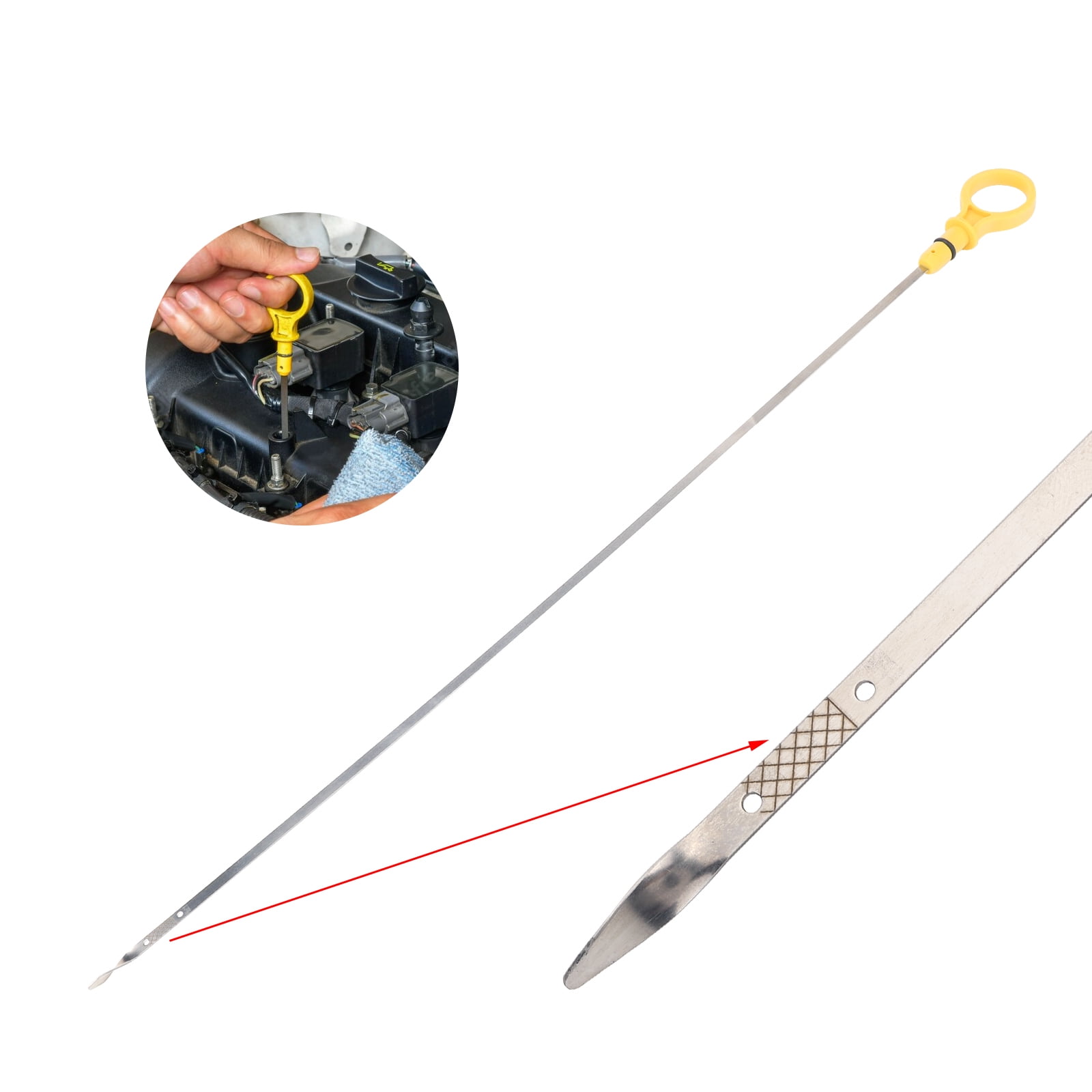 3mirrors Engine Oil Level Dipstick Compatible with 5.0L V8 1114 Ford