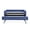 Blue, variant on MIKIBAMA Boucle Fabric Twin Size Daybed With Trundle Upholstered Tufted Sofa Bed 83"x43"x29.5"
