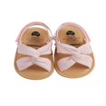 thumbnail image 2 of Baby Sandals Summer Baby Girls Solid Color Soft Sole Shoes, 2 of 6