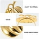thumbnail image 3 of 6pcs Chic Style Halloween creativo creativo Forma de calabaza Diseño Anillos de servilleta (Dorado), 3 of 6