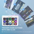 thumbnail image 3 of FIFINE D6 Stream Controller with 15 Customizable Macro Keys, Stream Control Deck with Trigger Actions in Software for OBS/Twitch/YouTube, PC, Mac, White, 3 of 10