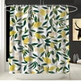 Peach Shower Curtains Allover Fruits Shower Curtain Cute Bright ...