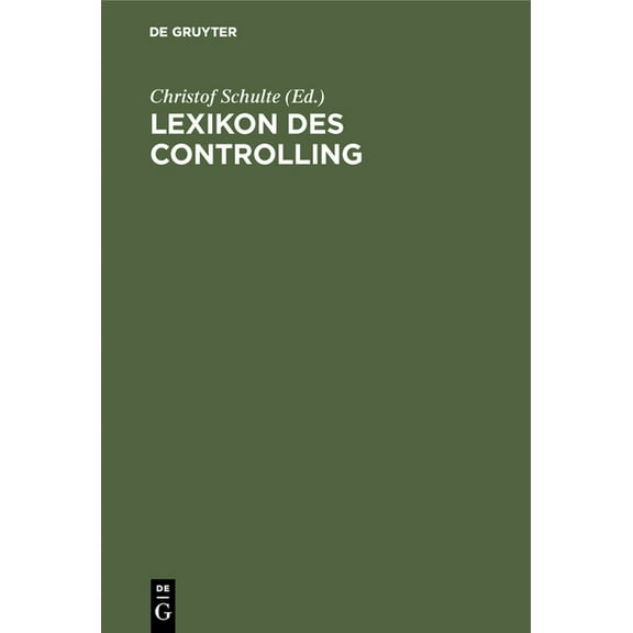 Lexikon des Controlling, (Hardcover)