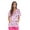 Pink Flower, variant on Just Love Cotton V Neck Comfortable Scrub Tops (Women's)
