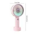 thumbnail image 3 of Mist Handheld Fan Hydrating Spray Cooling USB Rechargeable High Speed Portable Fan Long Battery Skin Moisturizing Cooling Function Portable Summer Device For Outdoor Travel Camping Beach Office Use, 3 of 6