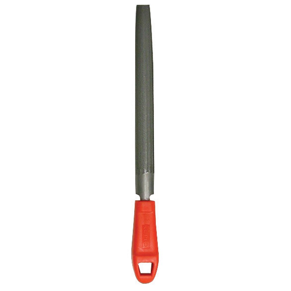 8" Half Round Bastard File with Handle,PartNo J41210 JonesStephens