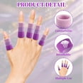 thumbnail image 7 of 20PCS Crochet Finger Guard, 3.9-Inch Finger Covers Compression Crochet Finger Sleeves for Knitting Finger Protector,20 * Crochet Finger Sleeves,Purple, 7 of 7