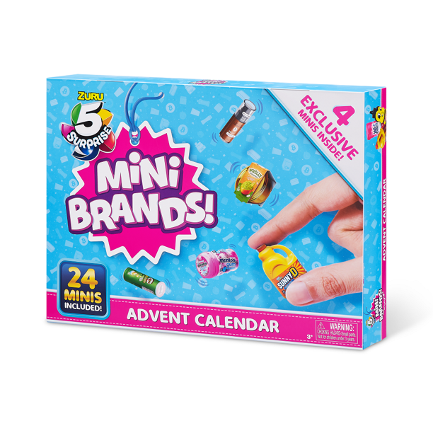 5-surprise-mini-brands-series-4-limited-edition-advent-calendar-with-6-exclusive-minis-by-zuru-walmart-com