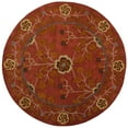thumbnail image 2 of SAFAVIEH Heritage Sashka Traditional Wool Area Rug, Red/Multi, 8' x 8' Round, 2 of 6